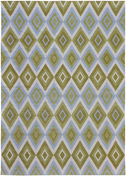 Contemporary Flat-Weave Rug Cielo Collection Permata Cricket