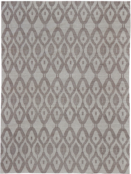 Contemporary Flat-Weave Rug Cielo Collection Zag Mocha