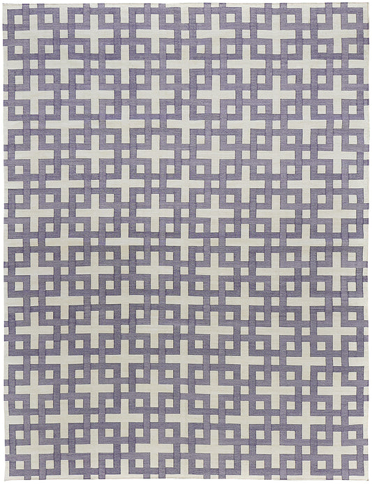 Contemporary Flat-Weave Rug Cielo Collection Estera Violet