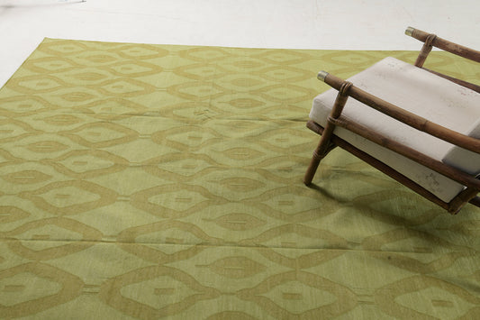 Contemporary Flat-Weave Rug Cielo Collection Zag Cricket