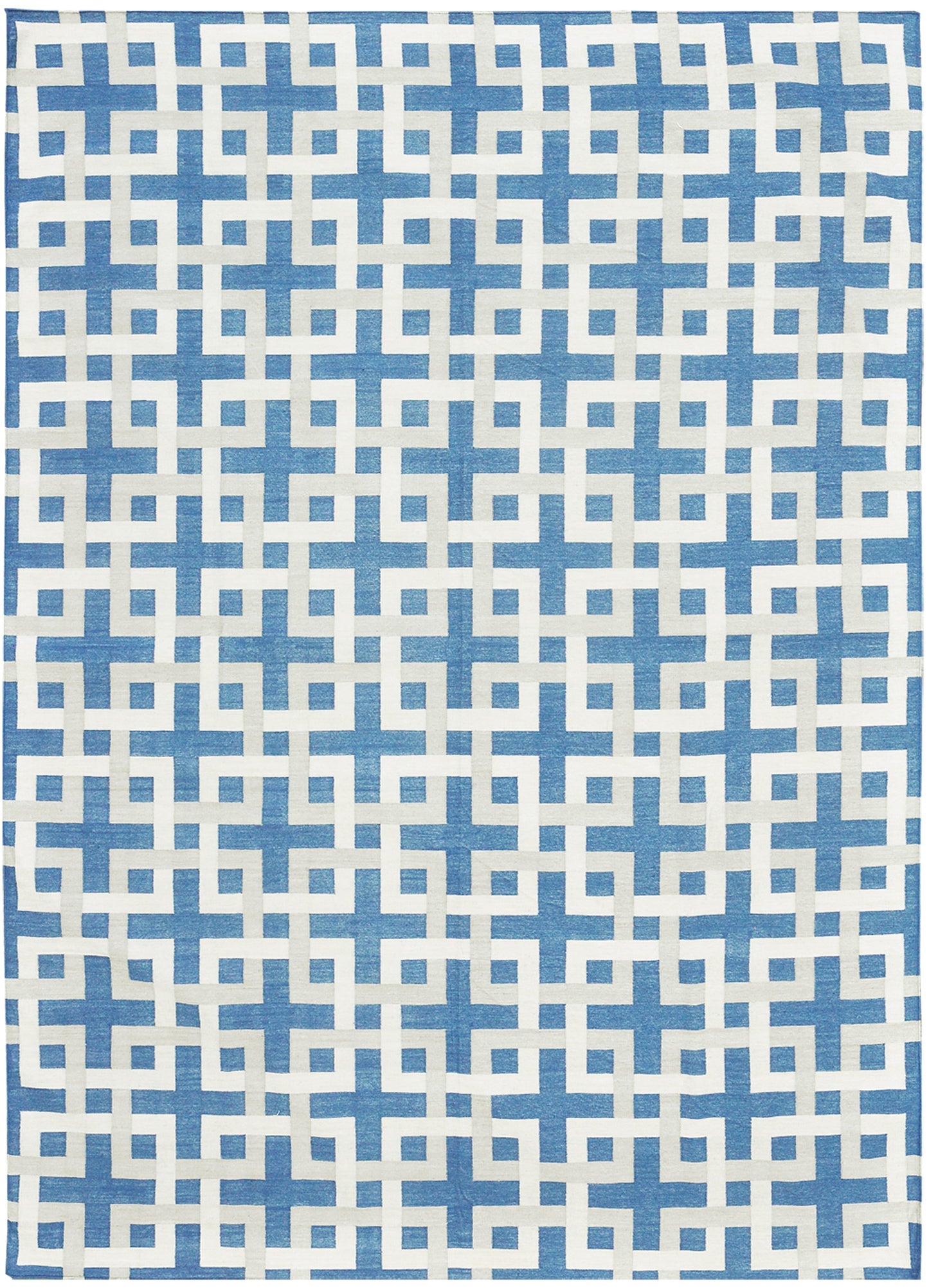 Contemporary Flat-Weave Rug Cielo Collection Estera Peacock
