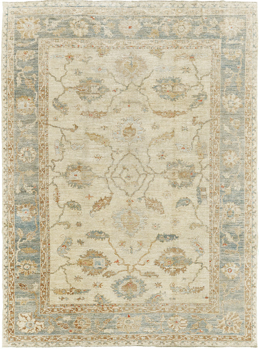Turkish Oushak Revival Rug