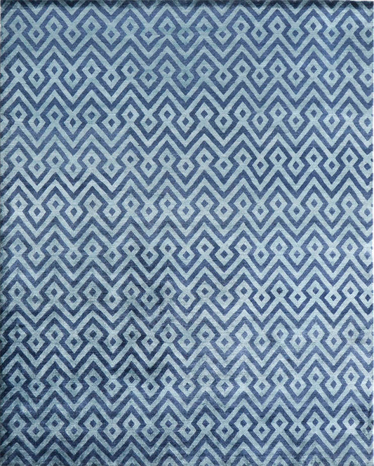 Modern Rug Image 7538 Modern Design Bamboo Silk Rug Devi