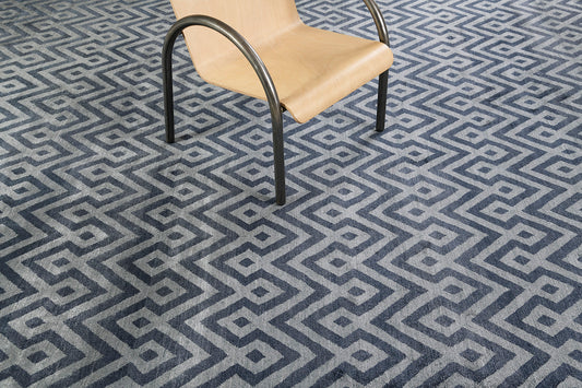 Modern Rug Image 7545 Modern Design Bamboo Silk Rug Devi