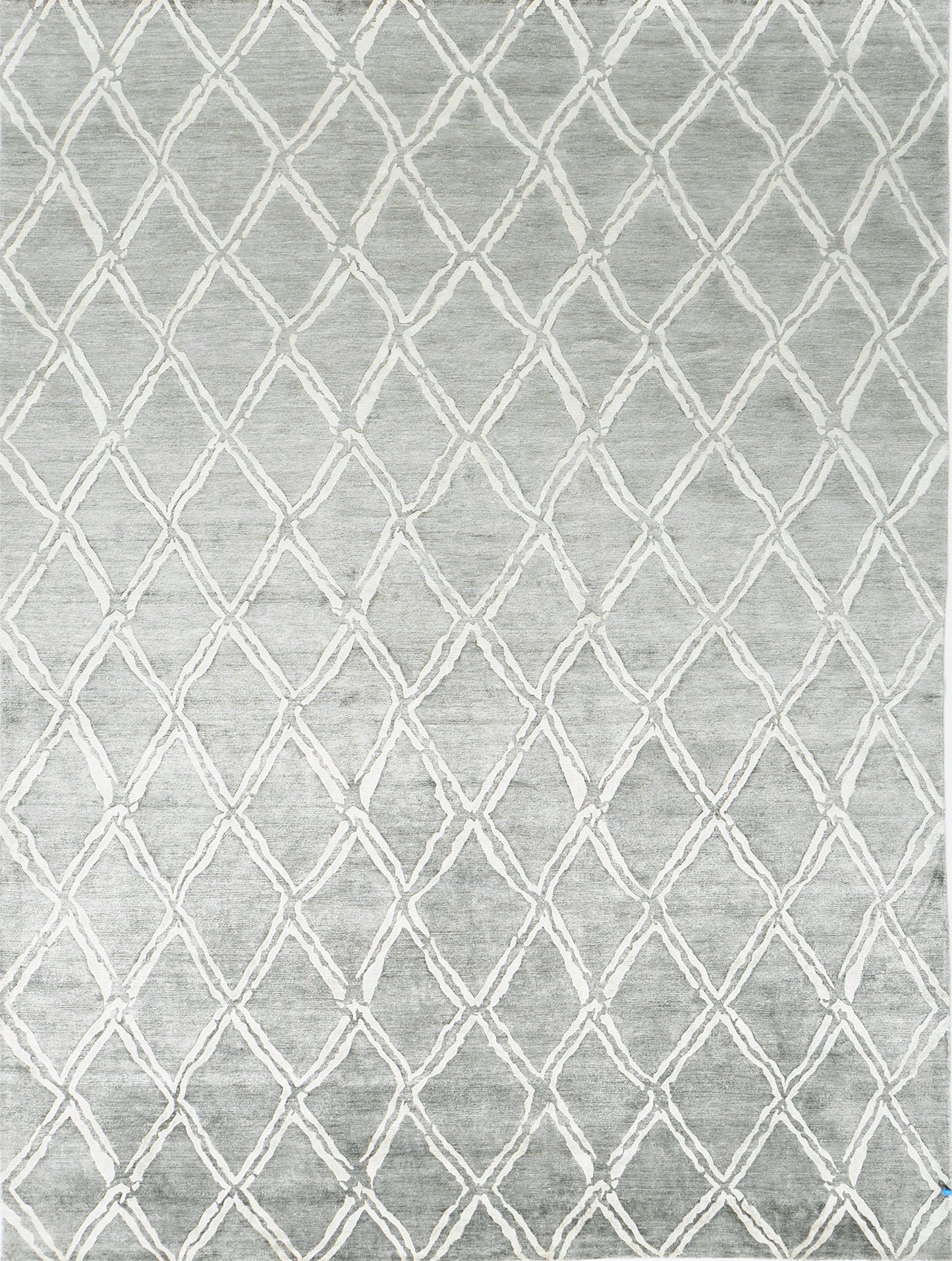 Modern Rug Image 7738 Modern Design Bamboo Silk Rug Palisade Embossed