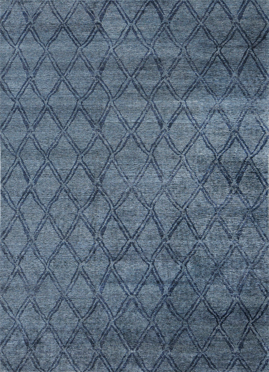 Modern Rug Image 7259 Modern Design Bamboo Silk Ribbed Rug Vita Palisade