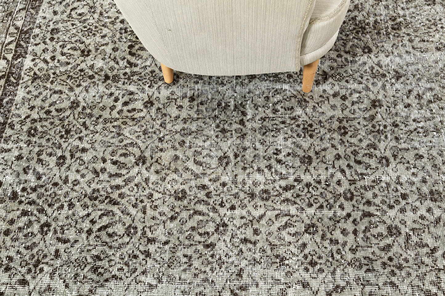 Vintage Distressed Turkish Anatolian Rug