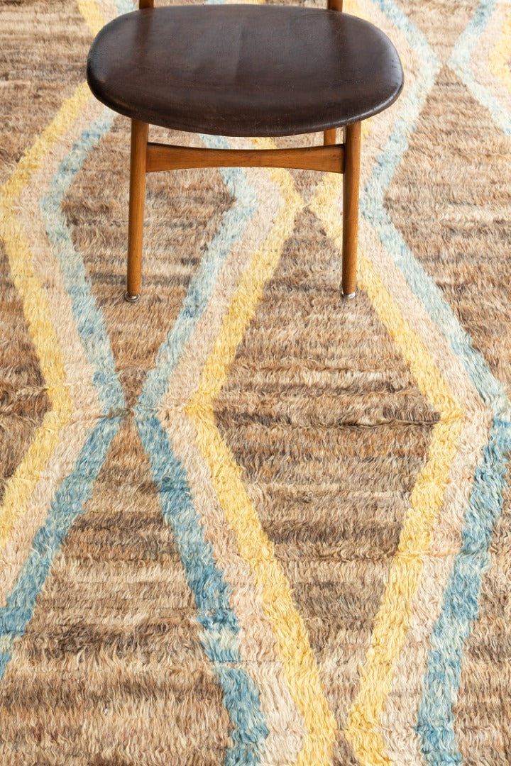 Modern Rug Image 8703 Natural Dye Moroccan Style Azilal Revival Atlas Collection