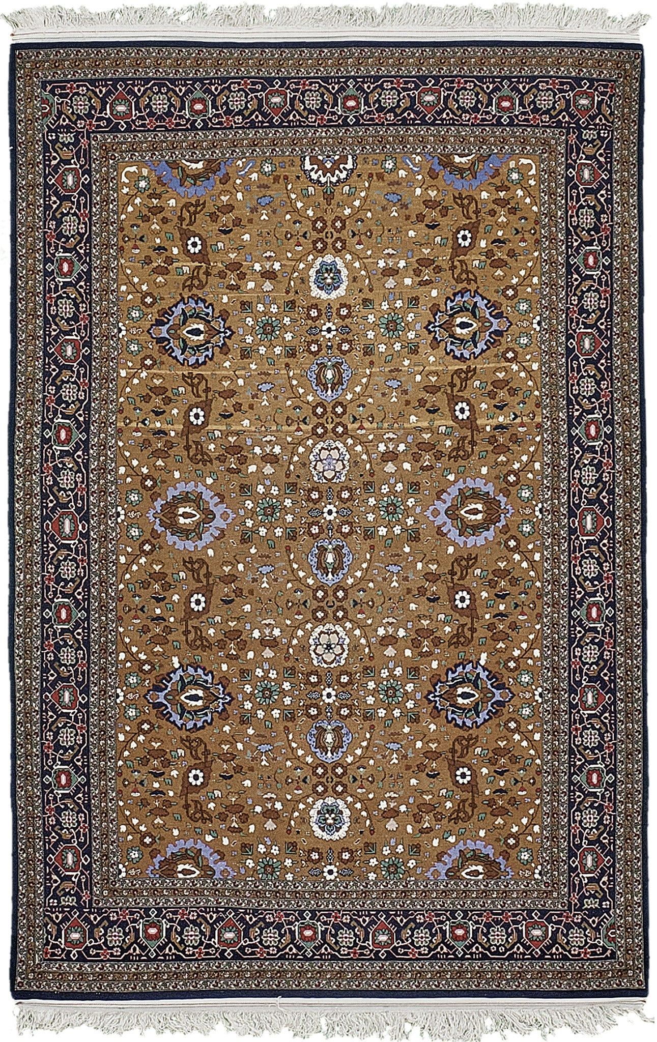 Persian Rug 4060 Vintage Persian Qum