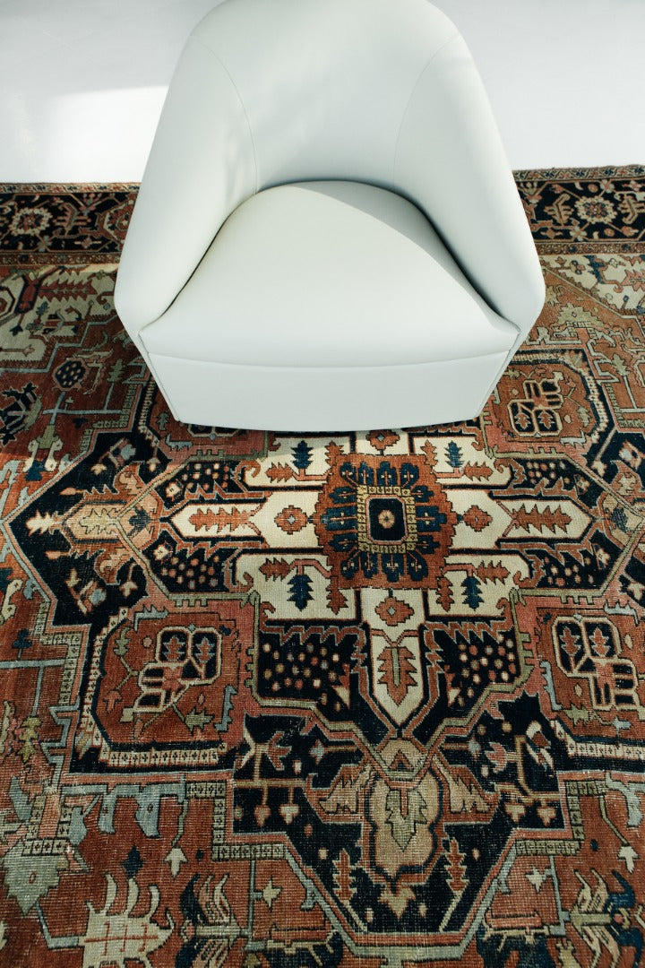 Persian Rug 1917 Antique Persian Serapi Rug 26027