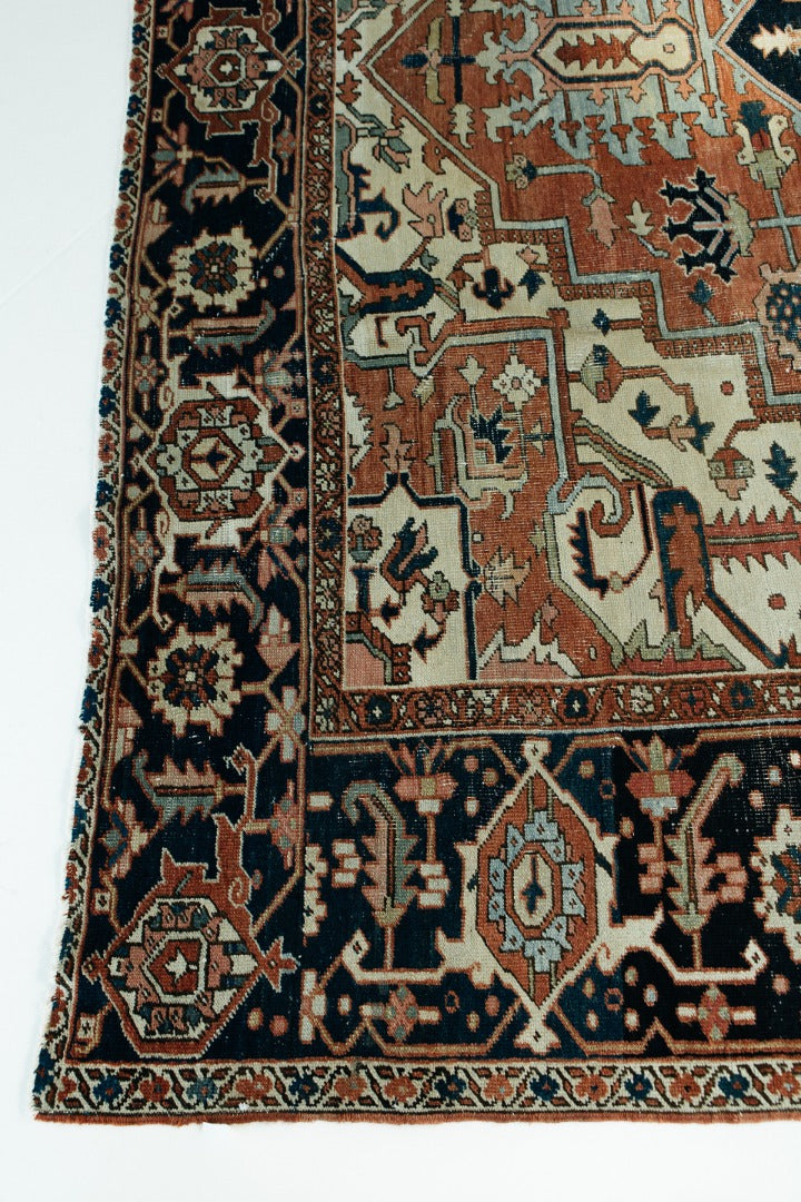 Persian Rug 1919 Antique Persian Serapi Rug 26027