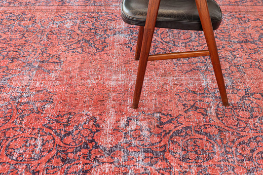 Overdyed Vintage Style Rug
