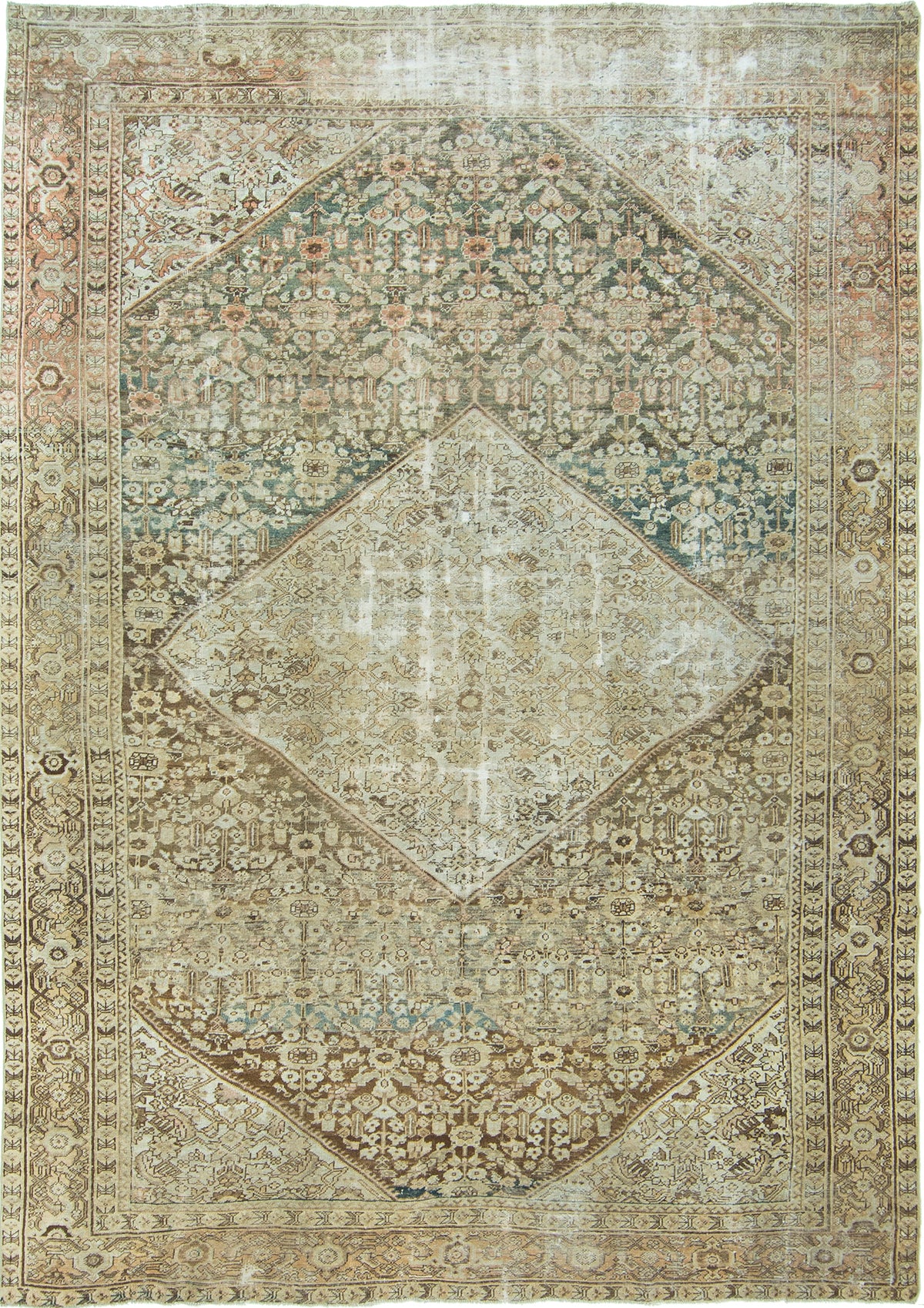 Antique Persian Mahal Rug 26157