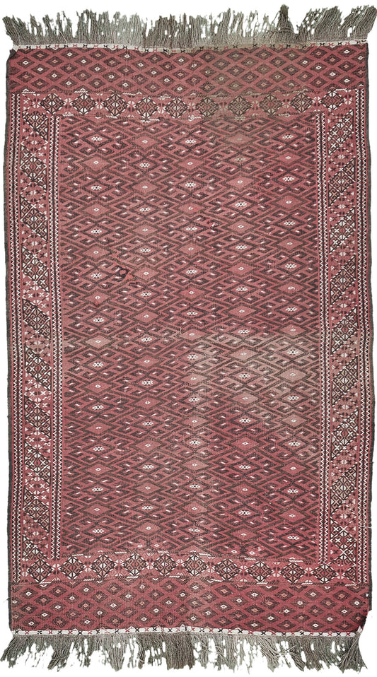 Vintage Turkoman Kilim