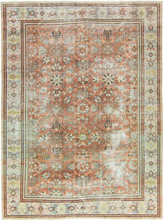 Persian Rug 1058 Antique Persian Mahal Distressed Rug 26416