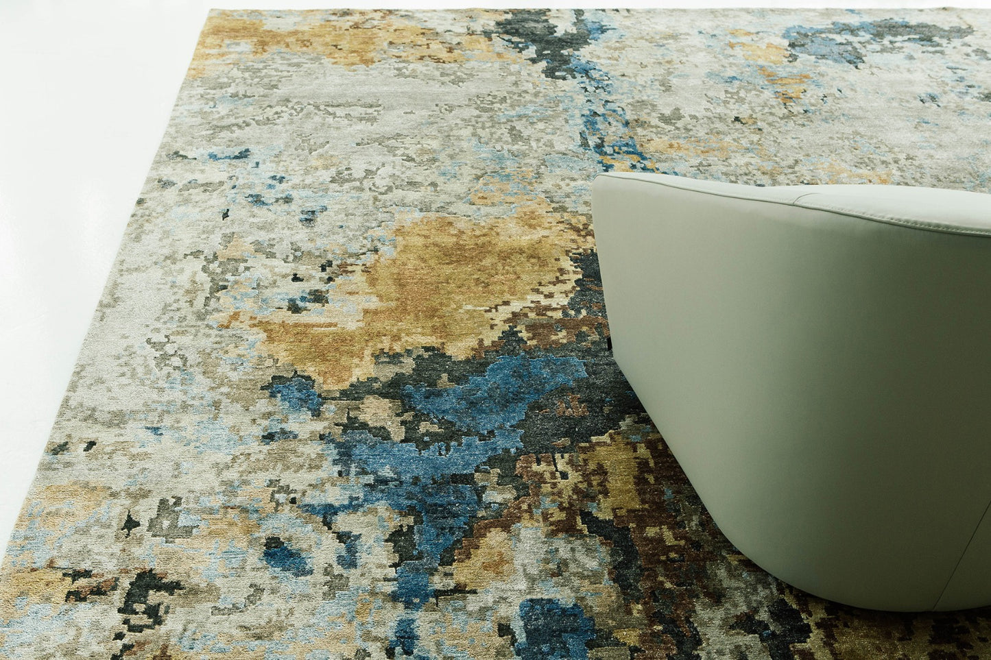 Modern Rug Image 7204 Modern Design Bamboo Silk Embossed Rug FR1314