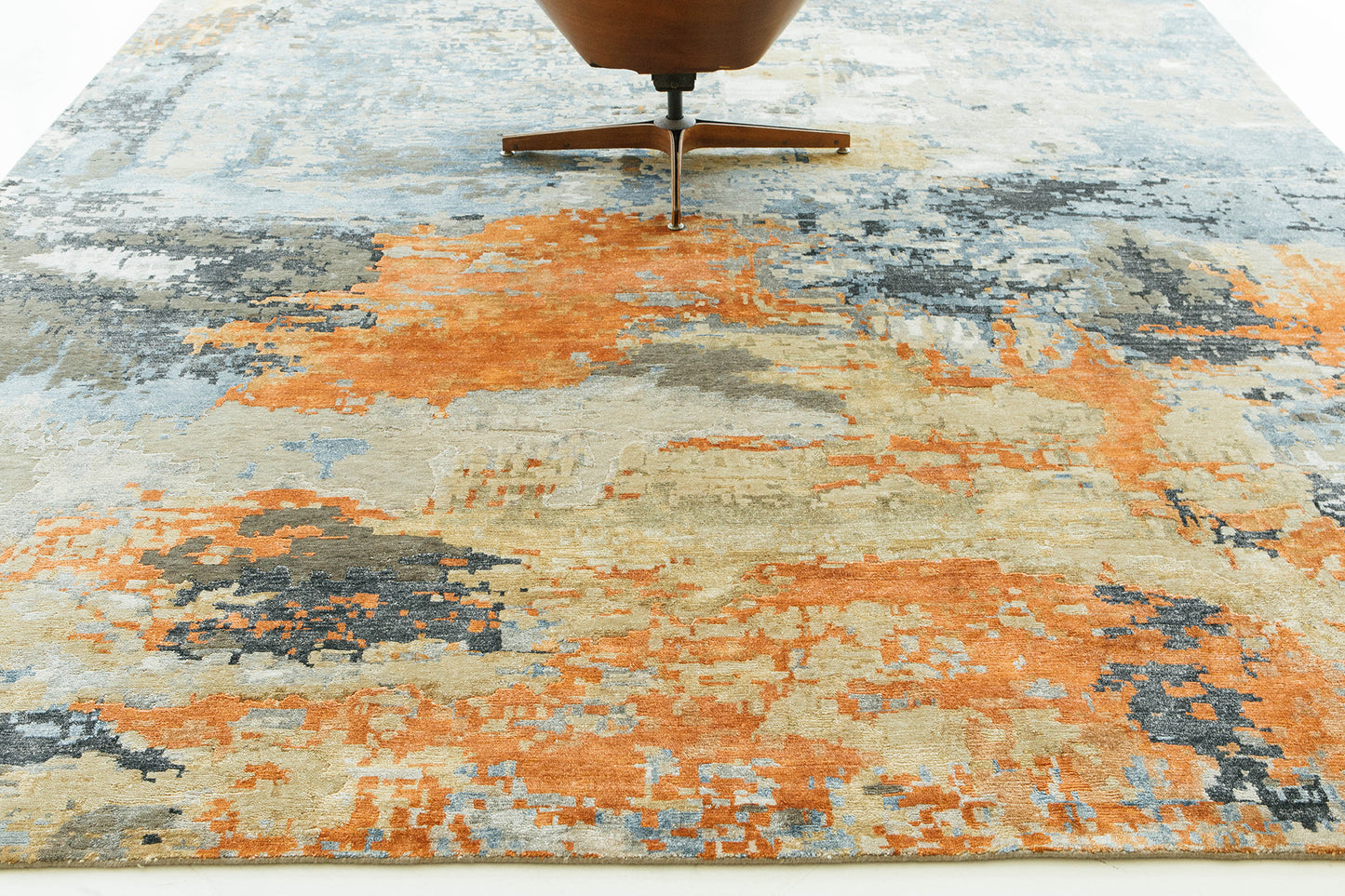 Modern Rug Image 7200 Modern Design Bamboo Silk Embossed Rug FR1315