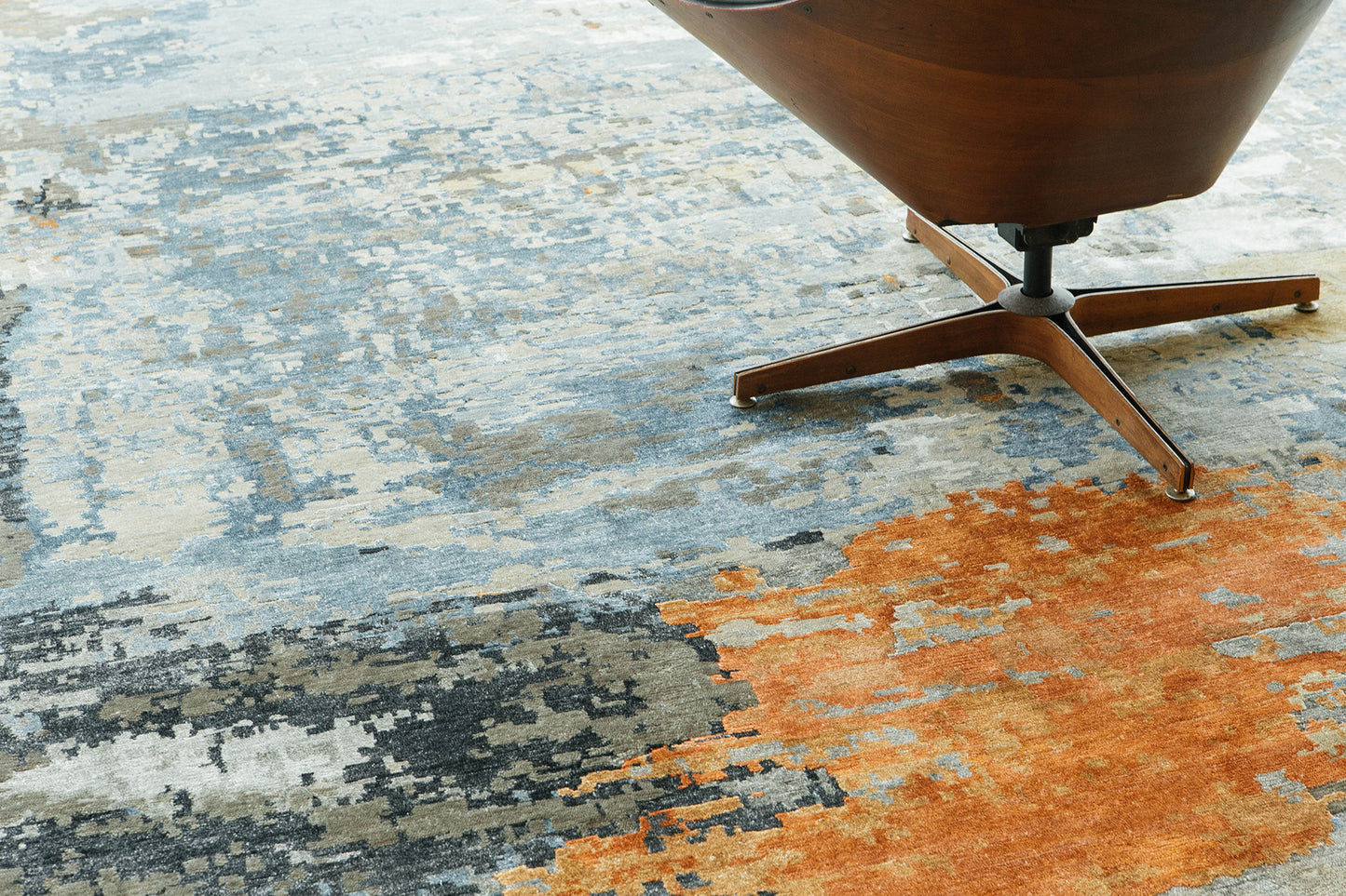 Modern Rug Image 7199 Modern Design Bamboo Silk Embossed Rug FR1315