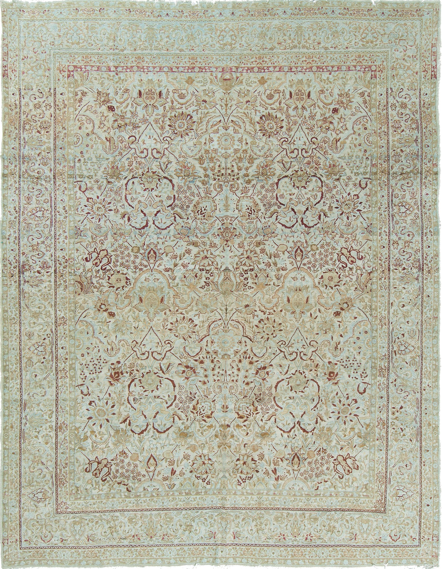 Vintage Persian Lavar Kerman Rug 26517