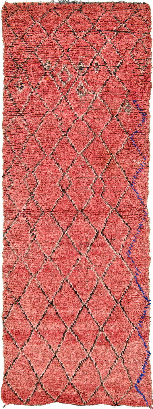 Modern Rug Image 13299 Vintage Moroccan Boujad Tribe Berber Runner