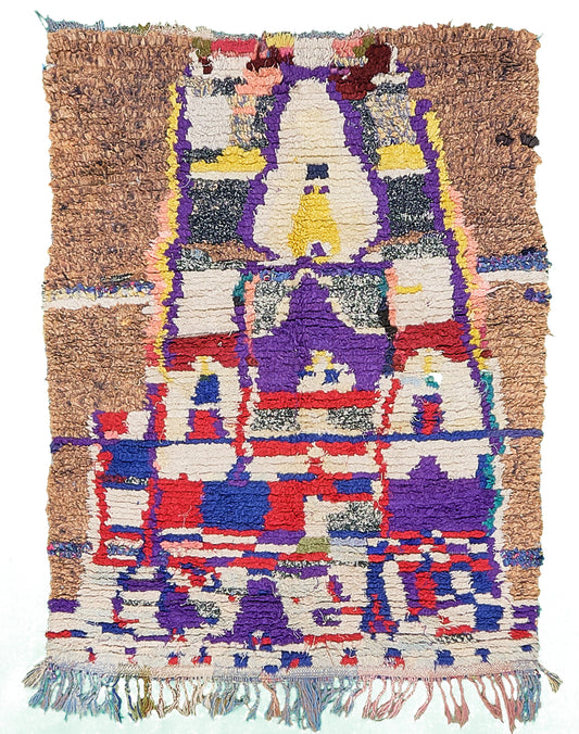 Modern Rug Image 13258 Vintage Moroccan Boujad Tribe Berber Rug