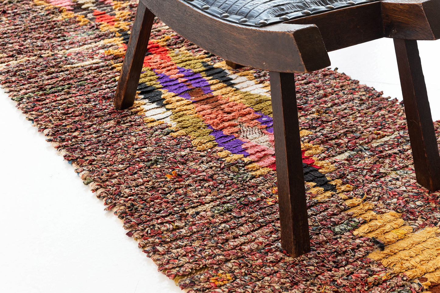 Modern Rug Image 13308 Vintage Moroccan Boujad Tribe Berber Runner