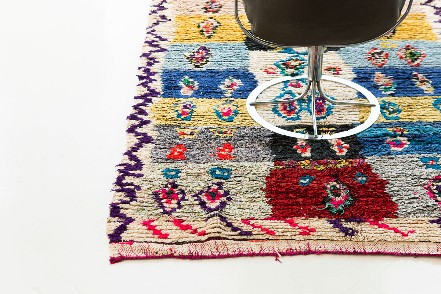 Modern Rug Image 13265 Vintage Moroccan Boujad Tribe Berber Rug