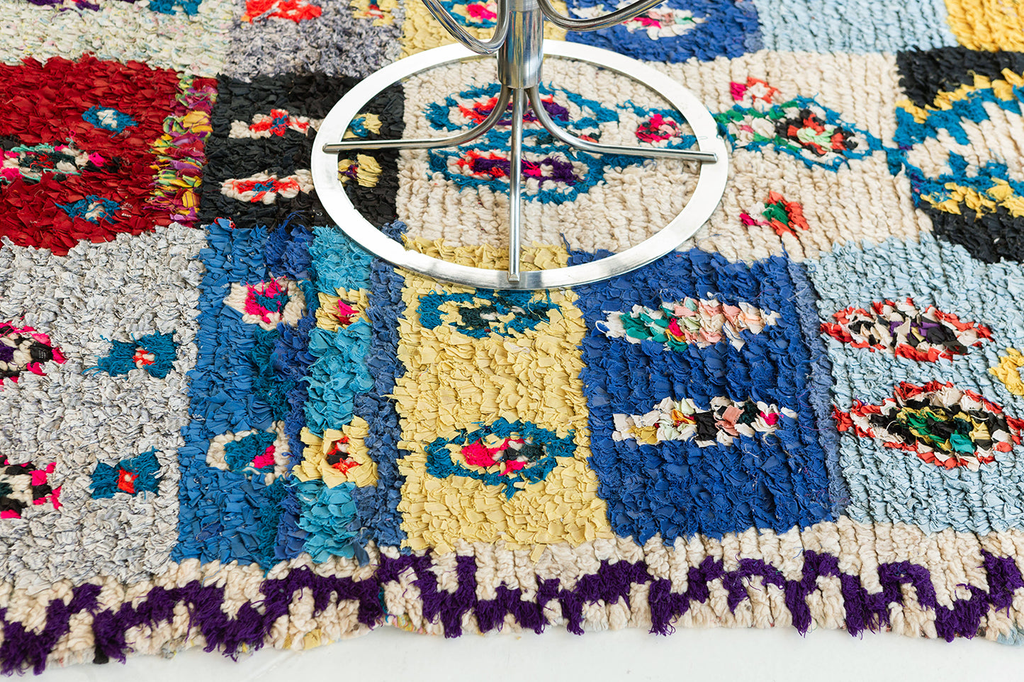 Modern Rug Image 13266 Vintage Moroccan Boujad Tribe Berber Rug