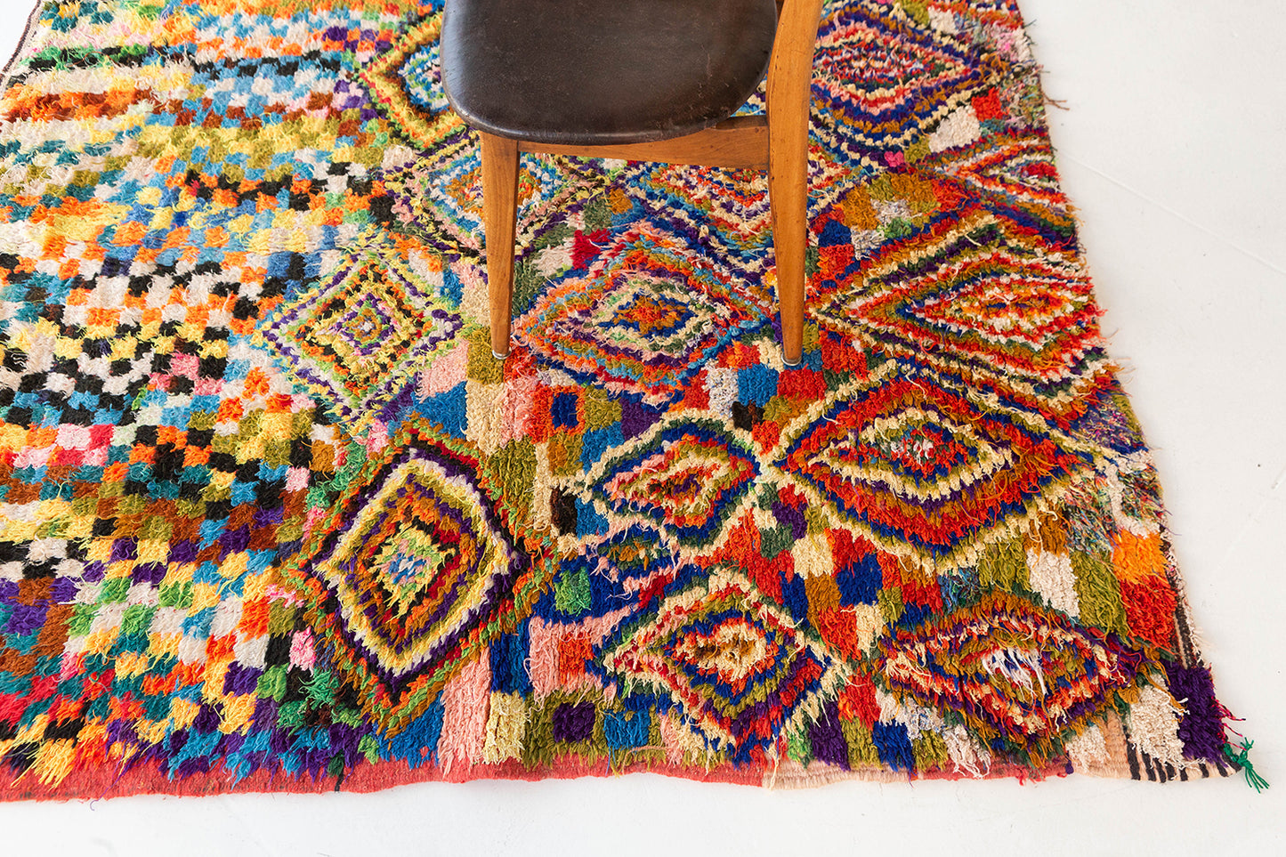 Modern Rug Image 13281 Vintage Moroccan Boujad Tribe Berber Rug