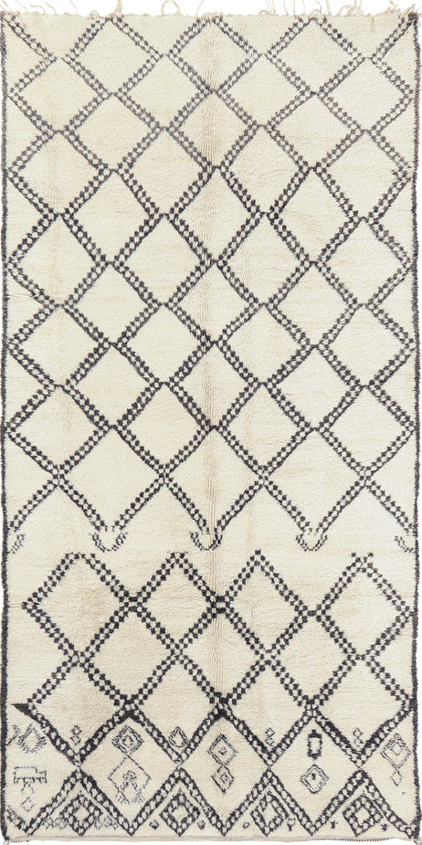 Modern Rug Image 13069 Vintage Moroccan Beni Ourain Tribe Berber Rug