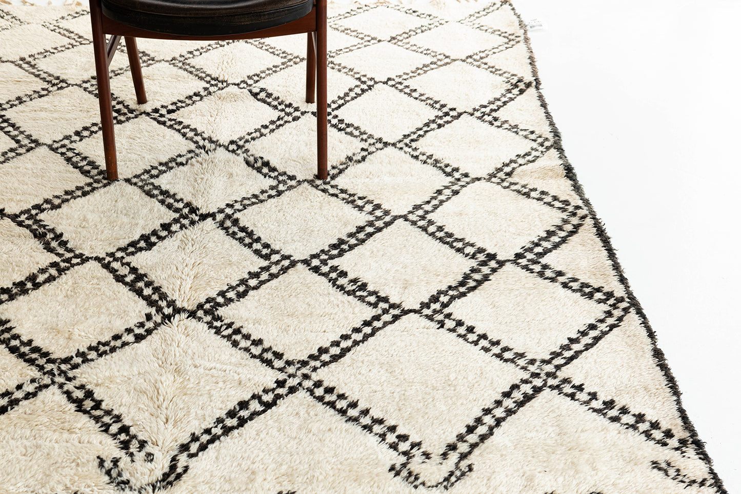 Modern Rug Image 13071 Vintage Moroccan Beni Ourain Tribe Berber Rug