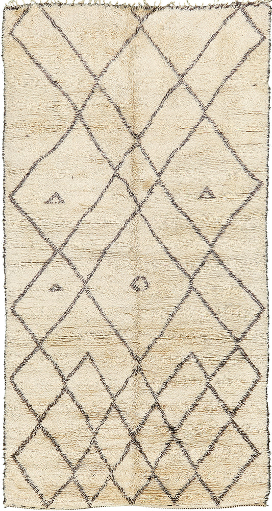 Modern Rug Image 13074 Vintage Moroccan Beni Ourain Tribe Berber Rug