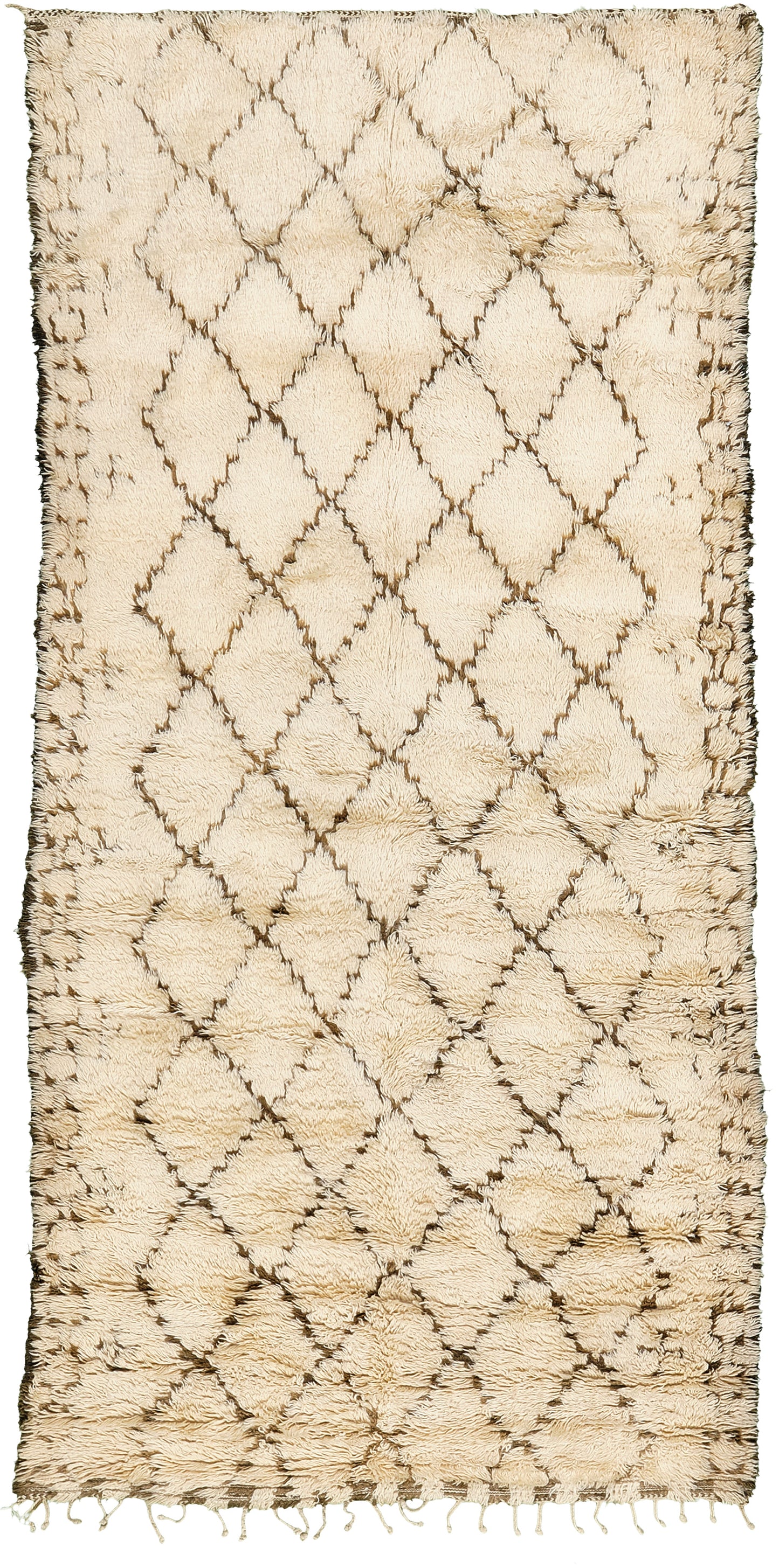 Modern Rug Image 13079 Vintage Moroccan Beni Ourain Tribe Berber Rug