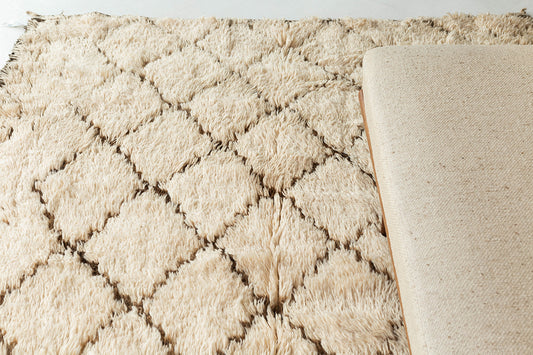 Modern Rug Image 13080 Vintage Moroccan Beni Ourain Tribe Berber Rug