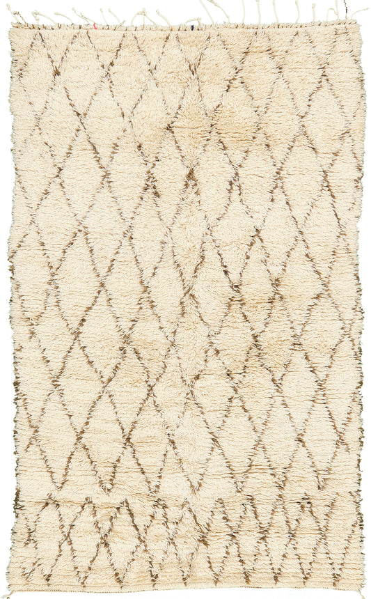 Modern Rug Image 13089 Vintage Moroccan Beni Ourain Tribe Berber Rug