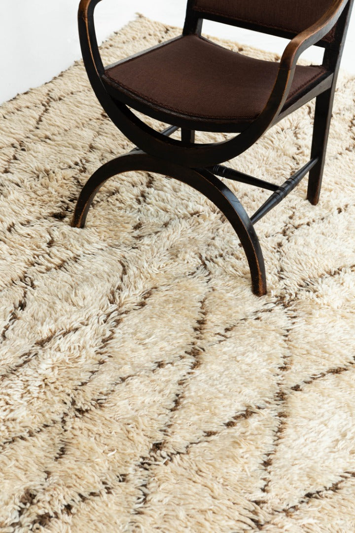 Modern Rug Image 13092 Vintage Moroccan Beni Ourain Tribe Berber Rug