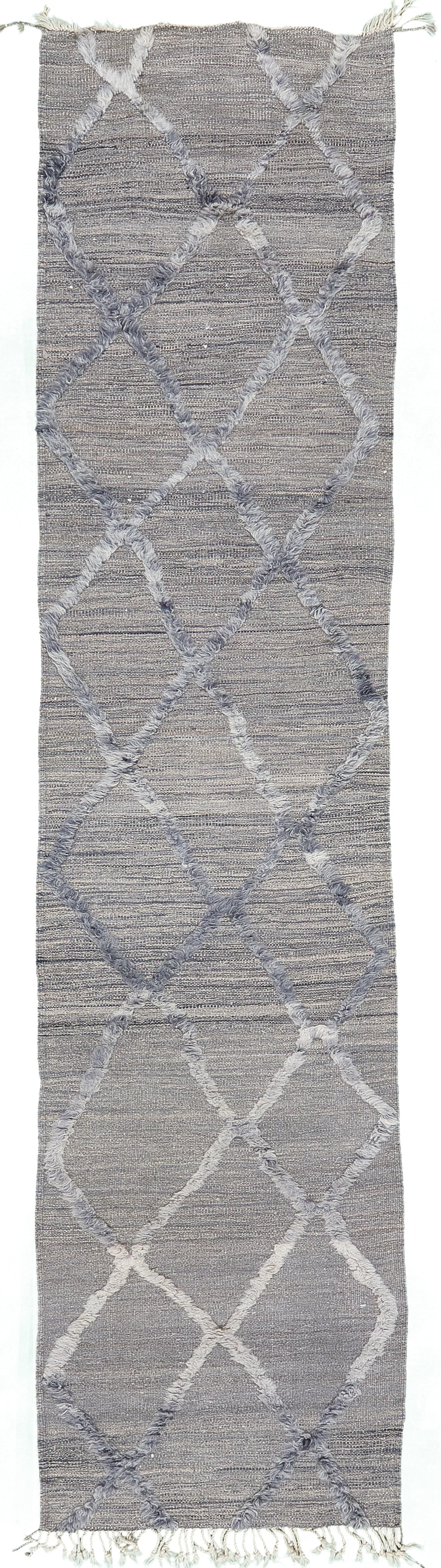 Modern Rug Image 8018 Moroccan Middle Atlas Tribe Berber Embossed Runner