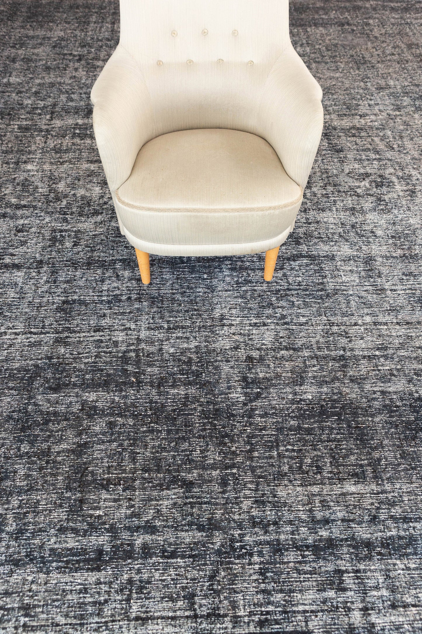 Vintage Distressed Overdyed Tabriz