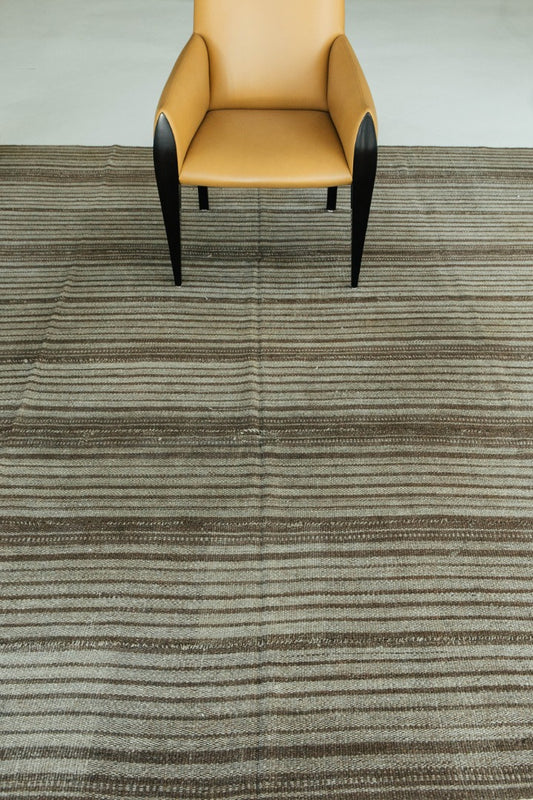 Persian Rug 3560 Vintage Persian Jejim Kilim Flat Weave Square Rug 26768