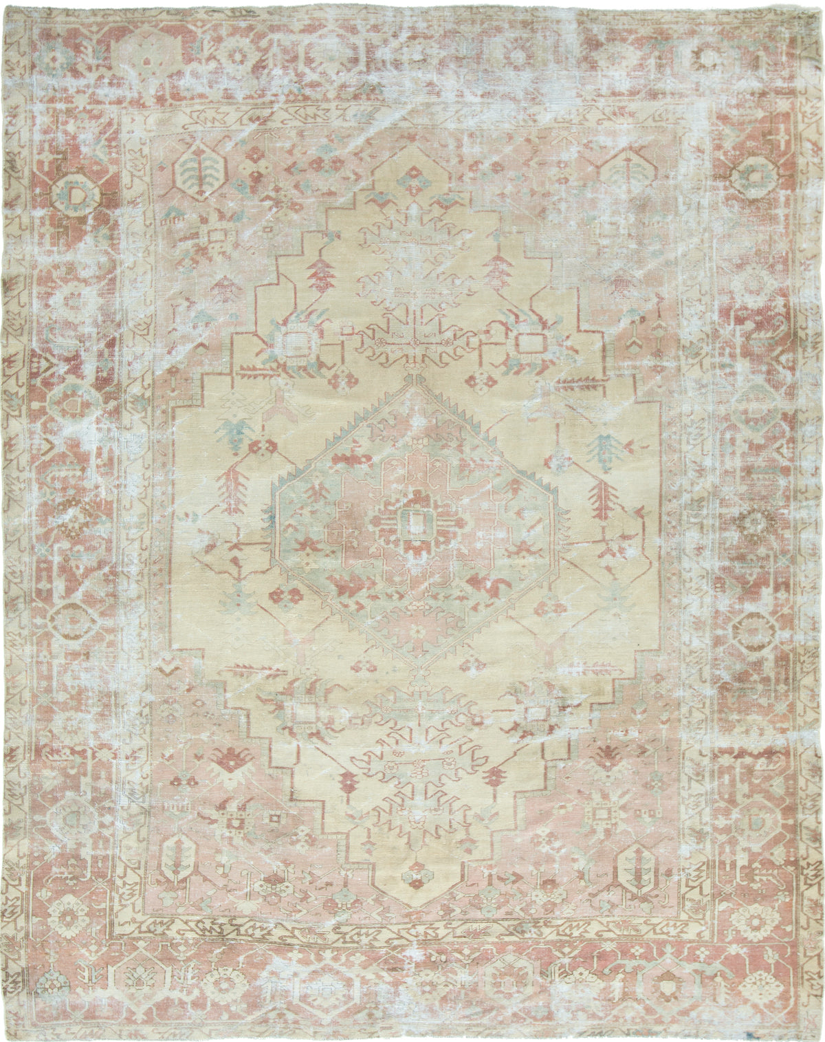 Antique Persian Serapi Rug 26861