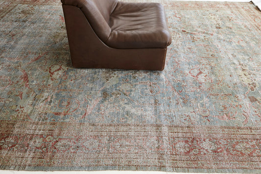 Persian Rug 1069 Antique Persian Mahal Distressed Rug 26897