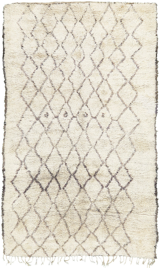 Modern Rug Image 13043 Vintage Moroccan Beni Ourain Tribe Berber Rug