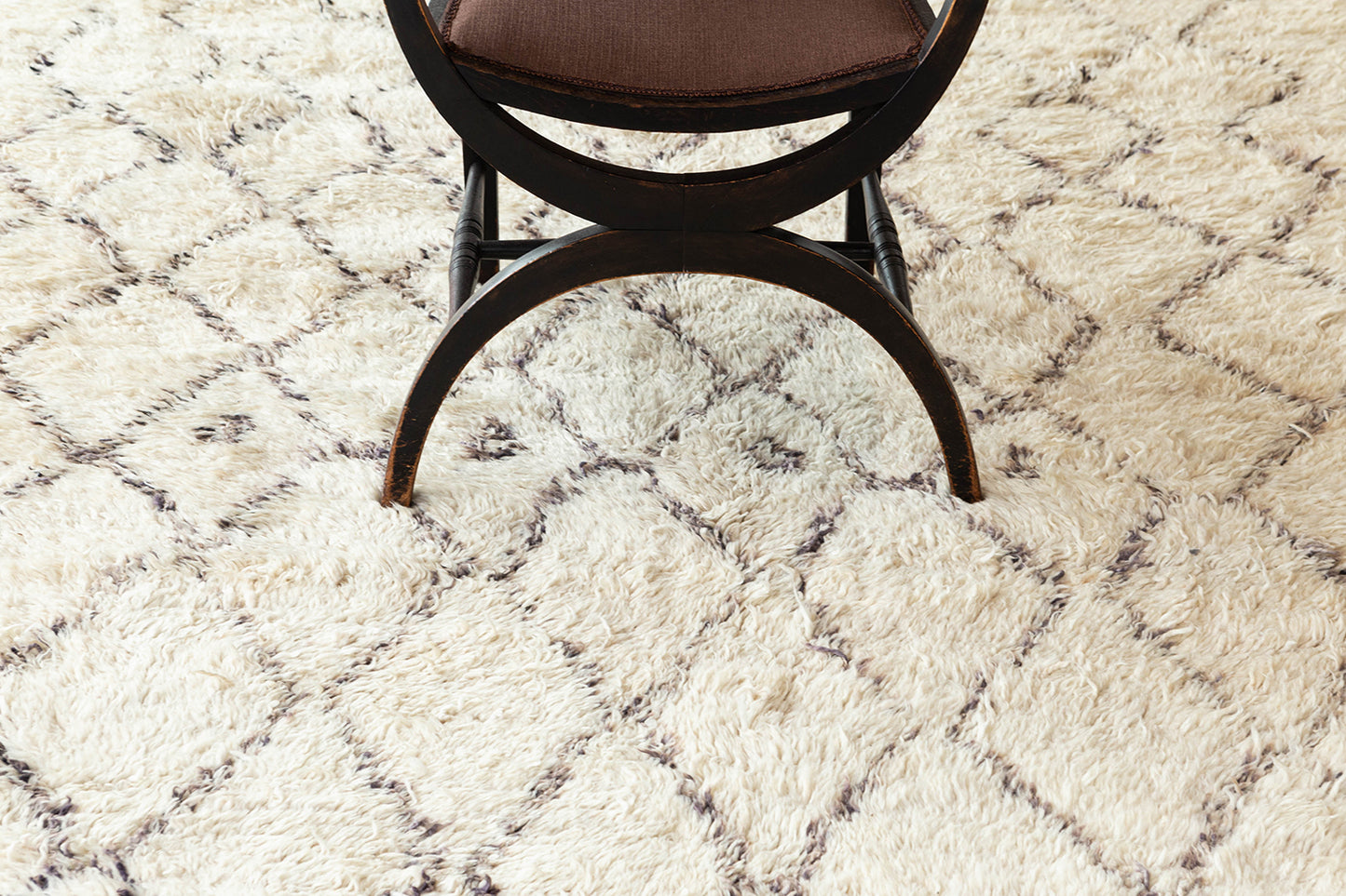 Modern Rug Image 13046 Vintage Moroccan Beni Ourain Tribe Berber Rug