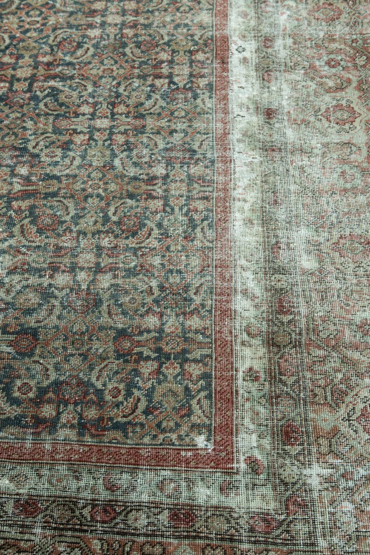 Persian Rug 2470 Antique Persian Ziegler Mahal Distressed Rug 27042