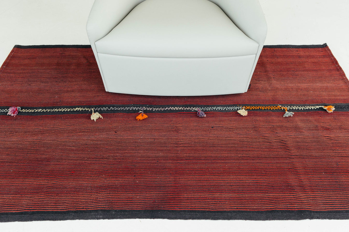 Vintage Anatolian Turkish Flat Weave Kilim