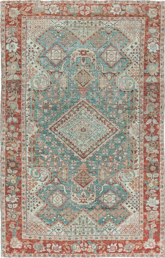Persian Rug 3934 Vintage Persian Malayer 27216