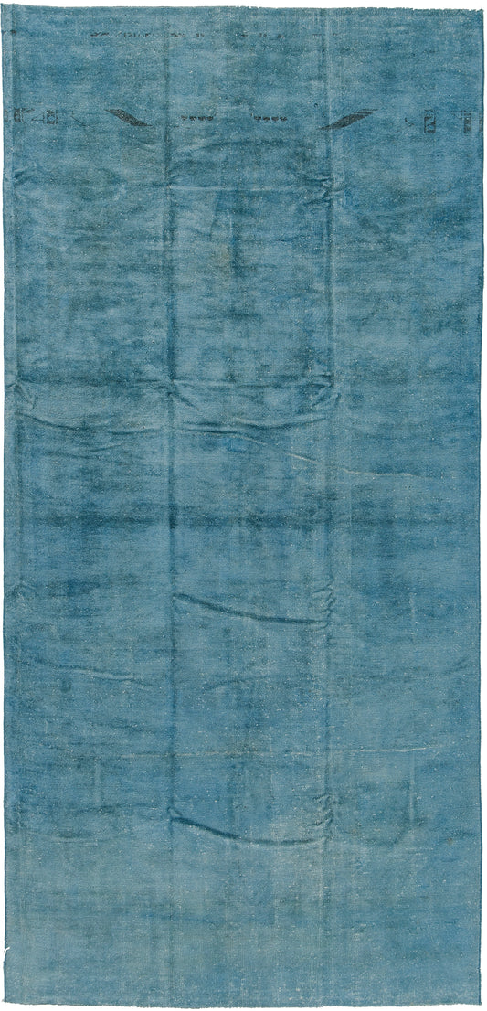 Overdyed Vintage Turkish Anatolian Rug