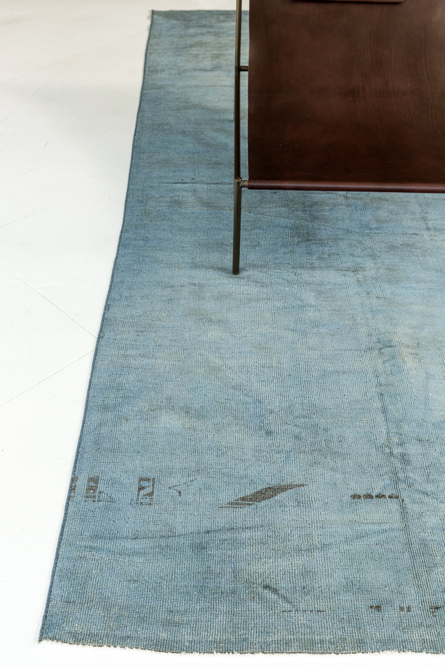 Overdyed Vintage Turkish Anatolian Rug