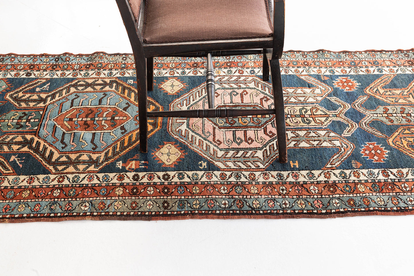 Persian Rug 1935 Antique Persian Serapi Runner 27255