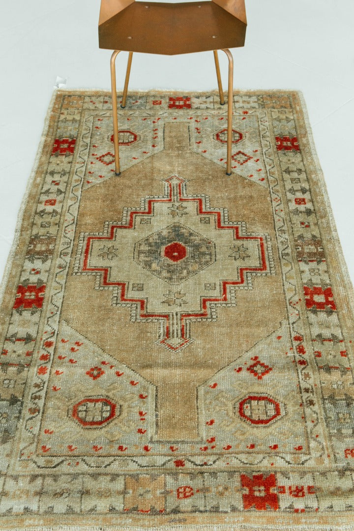 Antique Turkish Oushak Rug